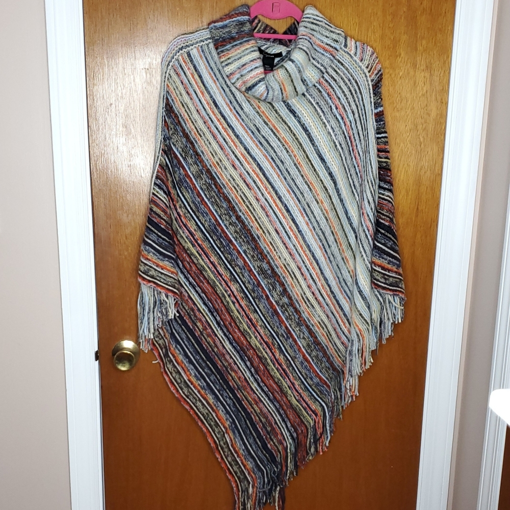 Cozy Knit Poncho NWT
